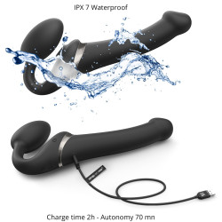 strap on me Dildo MULTI ORGASM Strap-On-Me S 14.5 x 3.4cm Noir